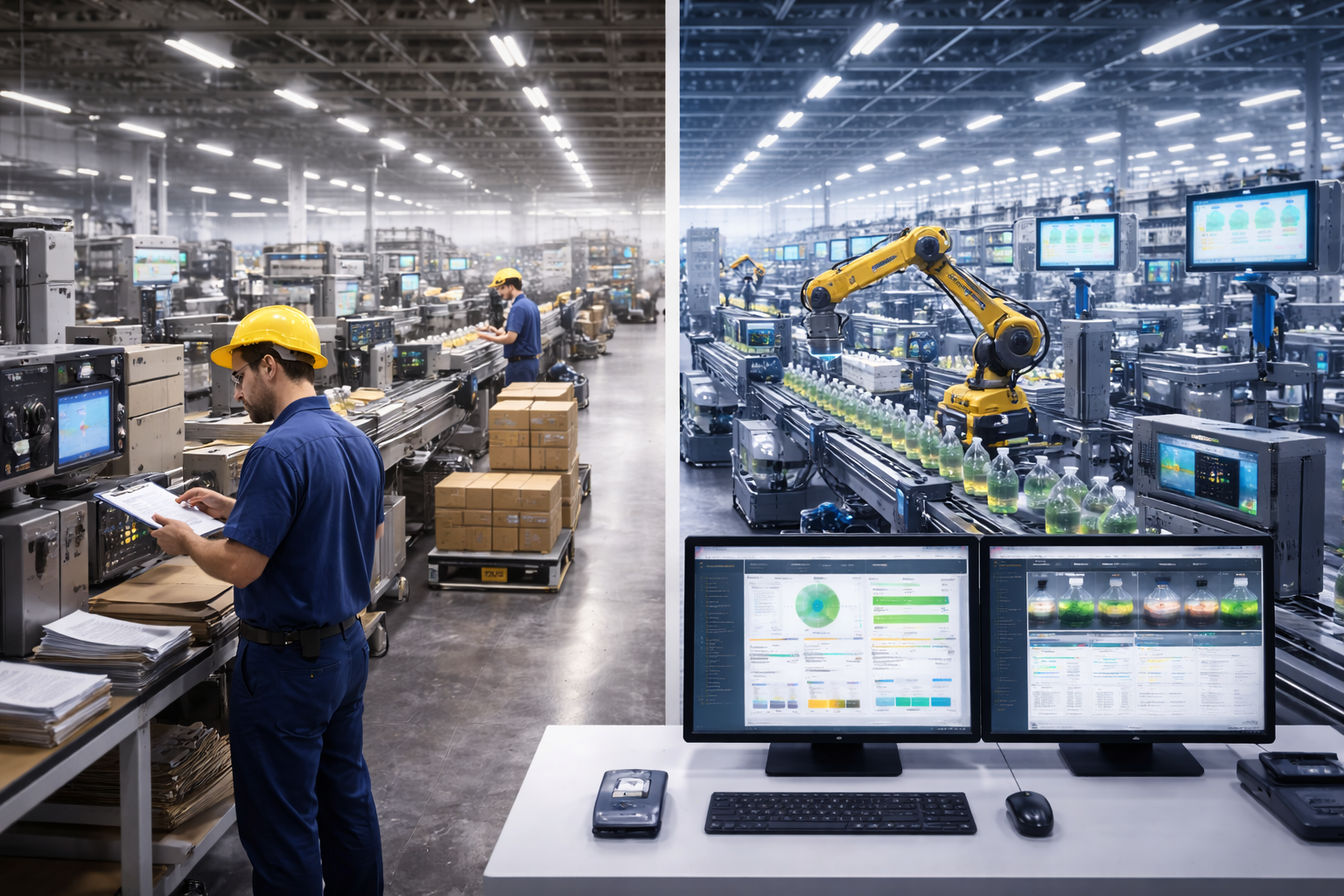 Smart Manufacturing vs Traditional Manufacturing | The Shift to Industry 4.0